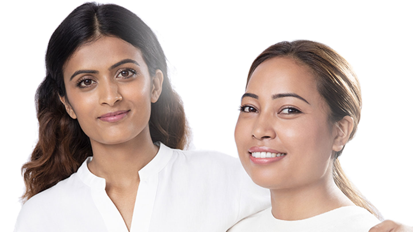 Photo of Binita Shrestha and Pratiksha Pandey.