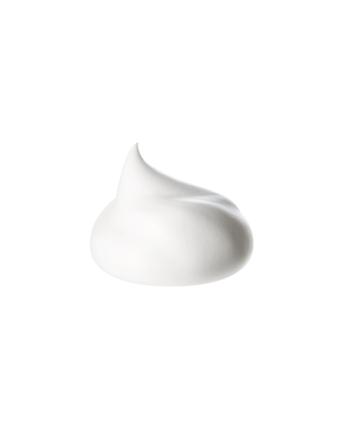 Photo of a fine, creamy, white foamy texture.