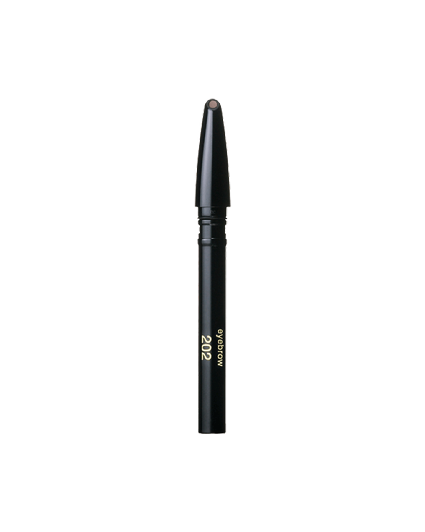 Photo of "EYEBROW PENCIL (CARTRIDGE)". in a slim black cartridge. Shade: 202-Gray Brown.